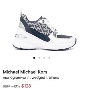 Michael Kors Monogram trainers NWOT